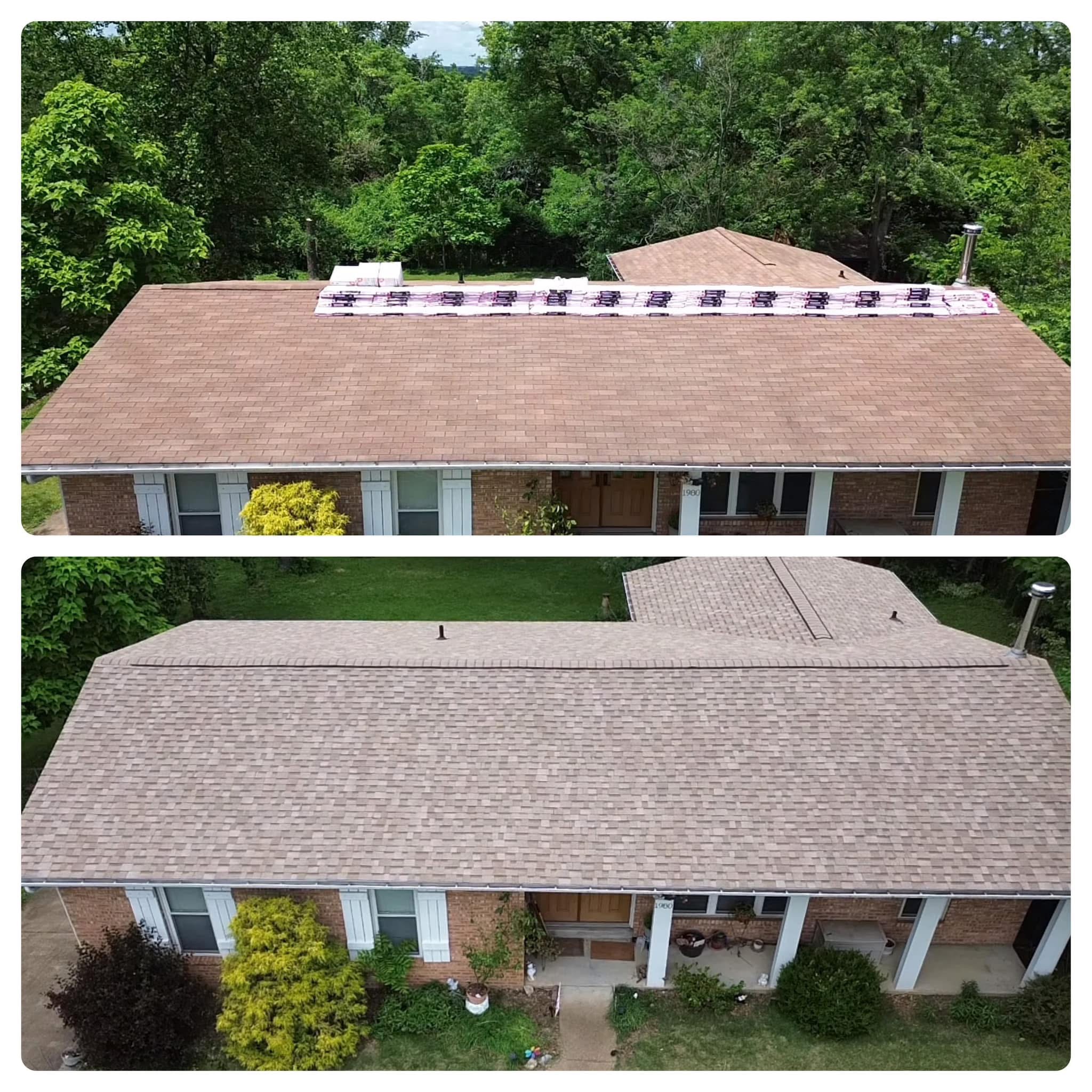 Roof replacement job in Florissant MO