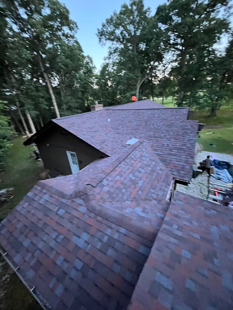 Brown shingle roof replacement in Eureka MO