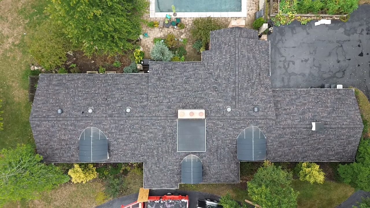 Completed architectural shingle roof replacement in St. Louis MO