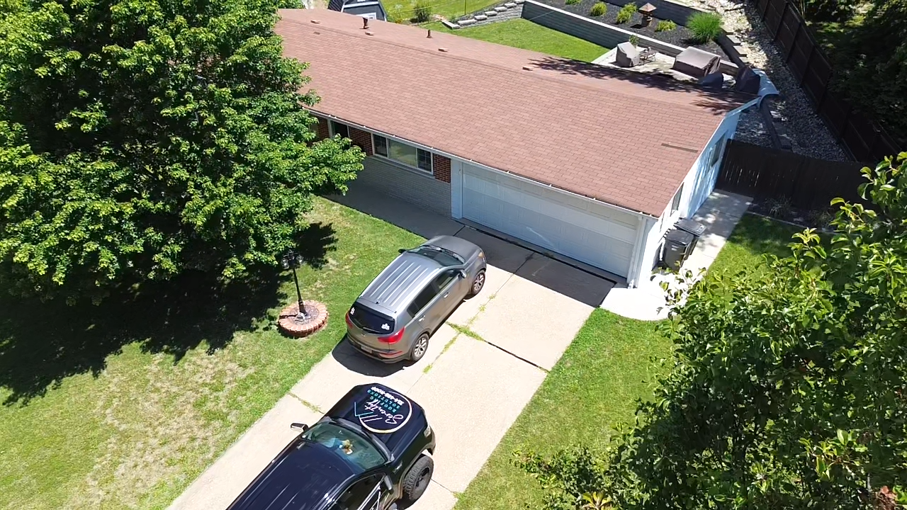 Drone roof inspection and storm damage repair in Fenton MO