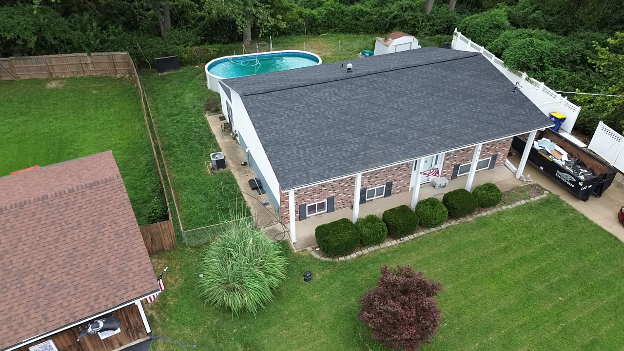 Ranch house roof replacement in Eureka MO